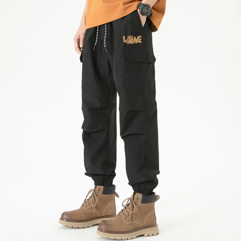 Love Monster Casual Pants Unisex-11