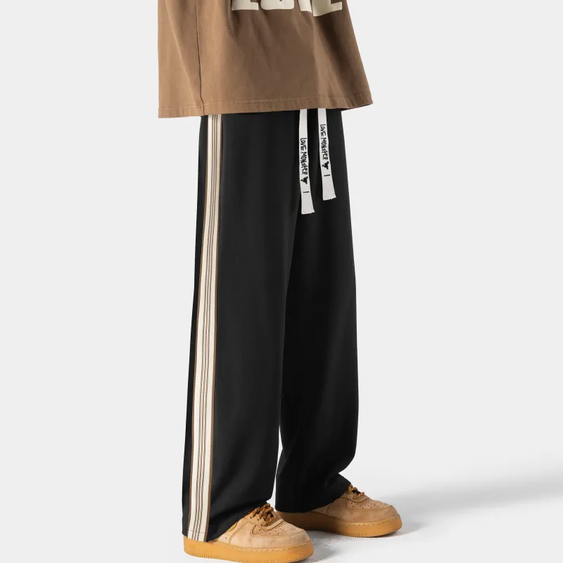 Love Monster Casual Pants Unisex Burgundy-4