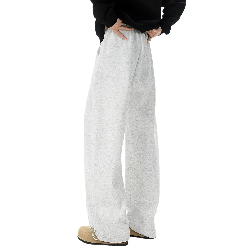 Love Monster Casual Pants Unisex Light Heather Gray-1