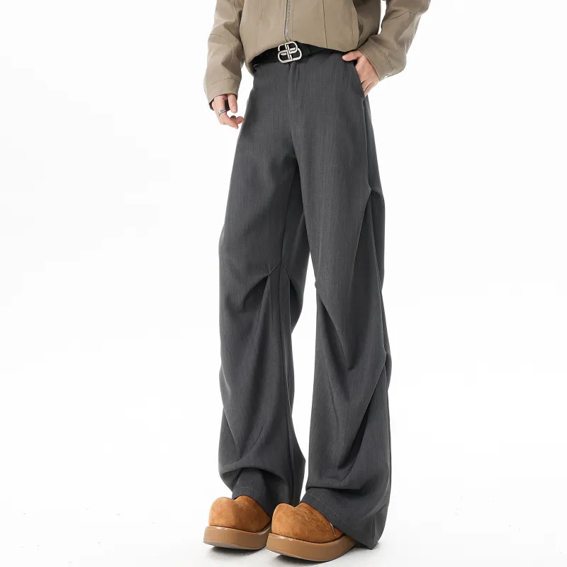 Love Monster Casual Pants Unisex Gray-3