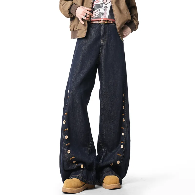 Love Monster Jeans Unisex Vintage Blue-7