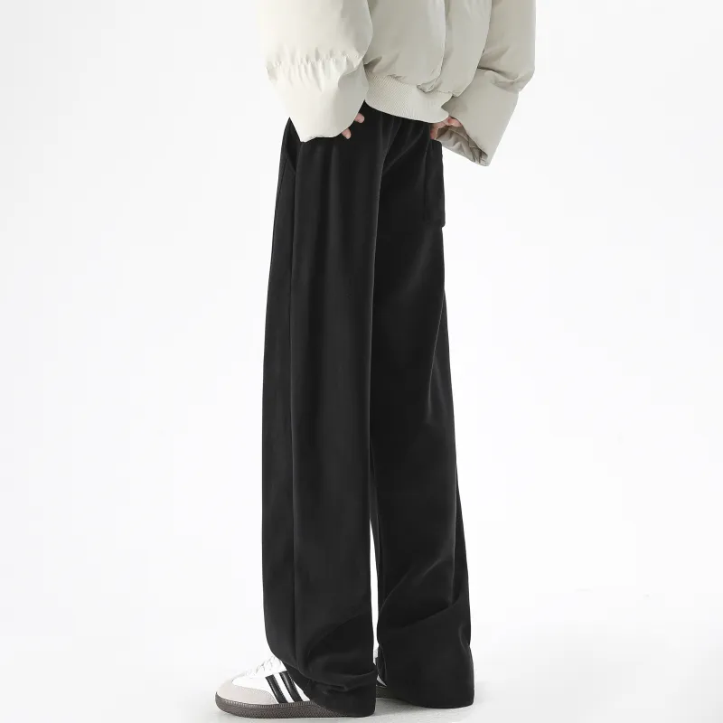 Love Monster Casual Pants Unisex Brown-6