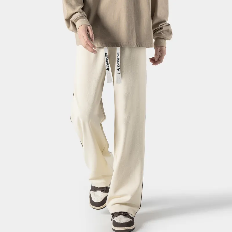 Love Monster Casual Pants Unisex Burgundy-8