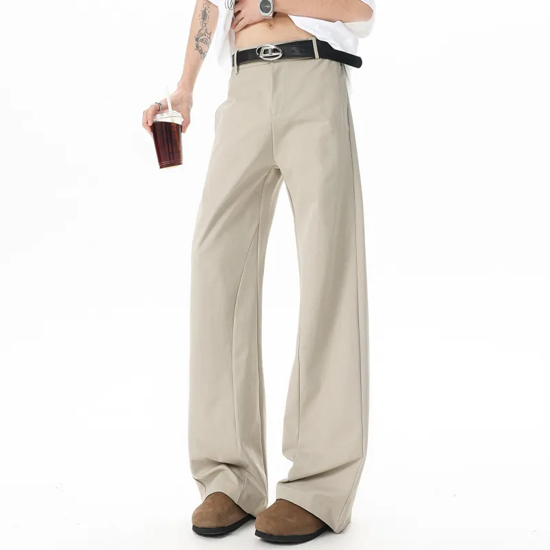 Love Monster Casual Pants Unisex Khaki-5