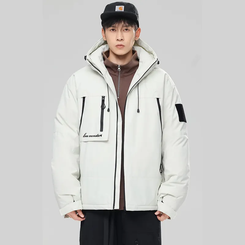 Love Monster Jackets Coats Unisex Sky Blue-8