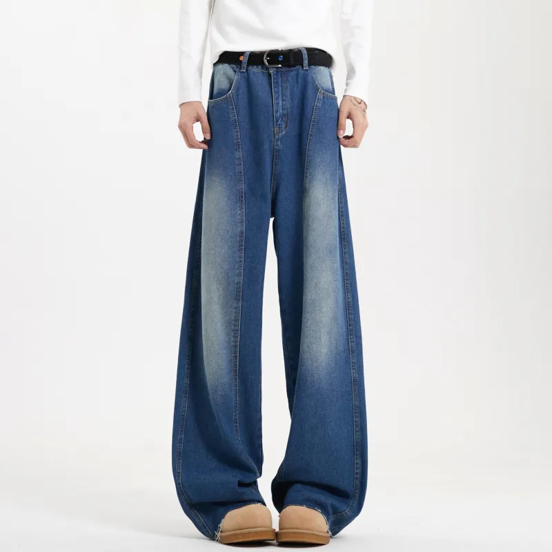 Love Monster Jeans Unisex Vintage Blue-2