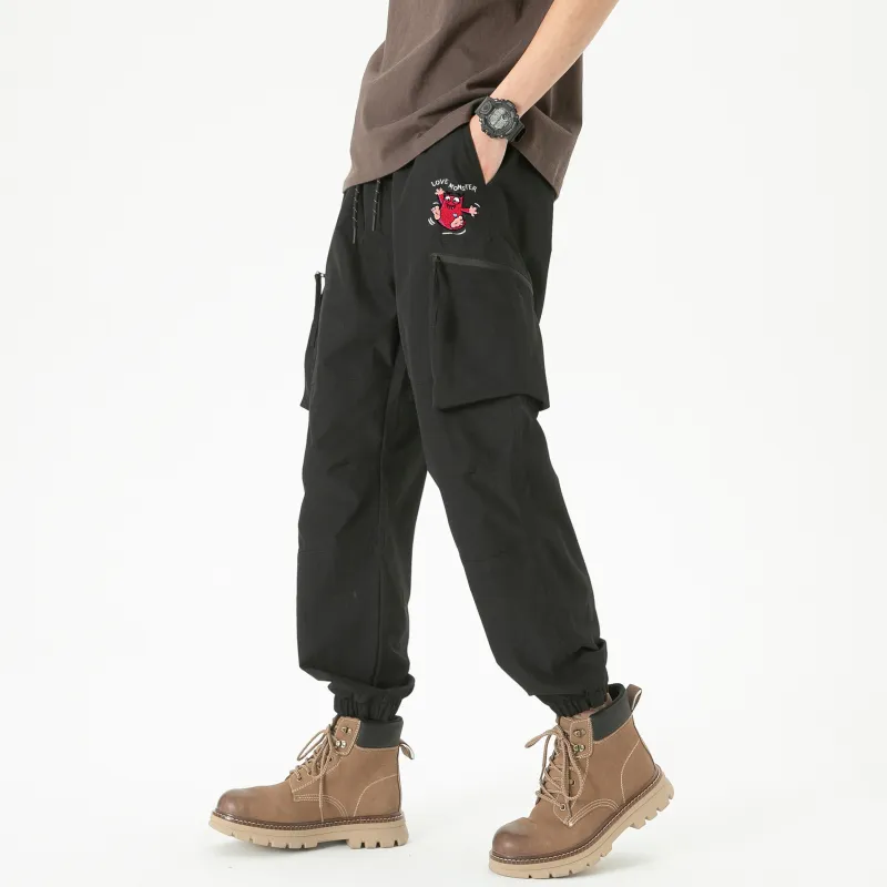 Love Monster Casual Pants Unisex-2