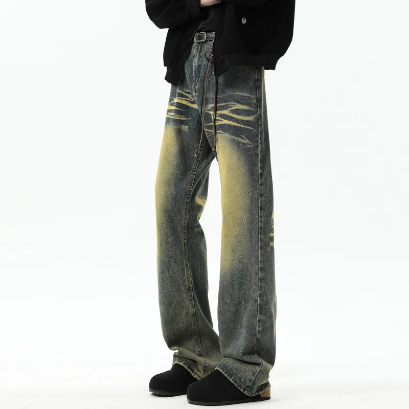 Love Monster Jeans Unisex Vintage Blue-4