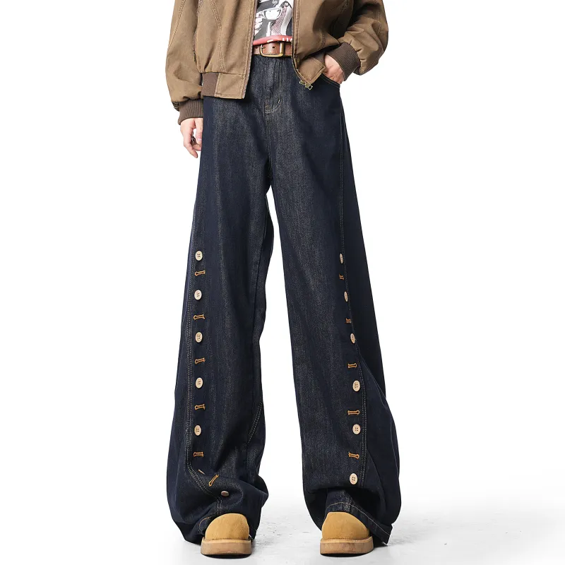 Love Monster Jeans Unisex Vintage Blue-3