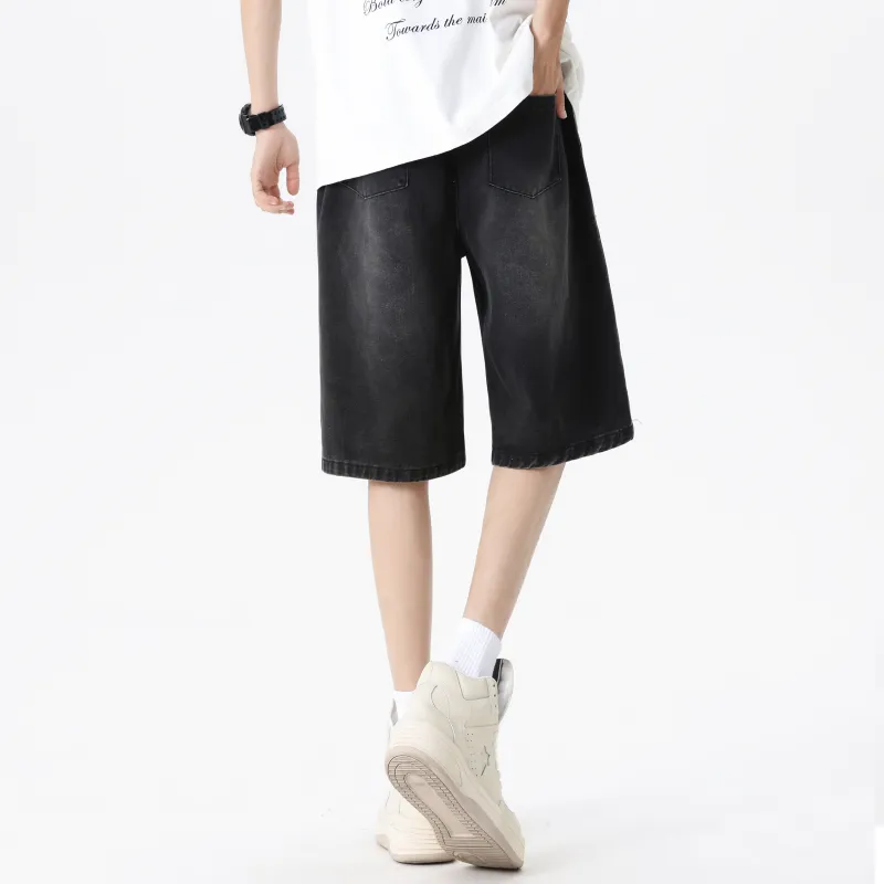 Love Monster Denim Shorts Unisex-9