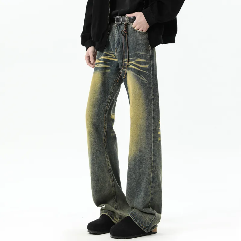 Love Monster Jeans Unisex Vintage Blue-5