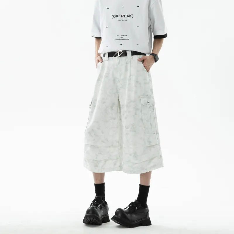 Love Monster Denim Shorts Unisex-2