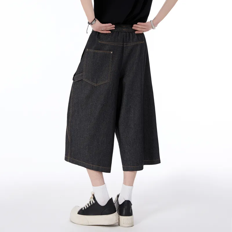 Love Monster Denim Shorts Unisex-4