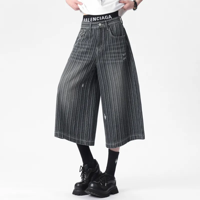 Love Monster Denim Shorts Unisex-9