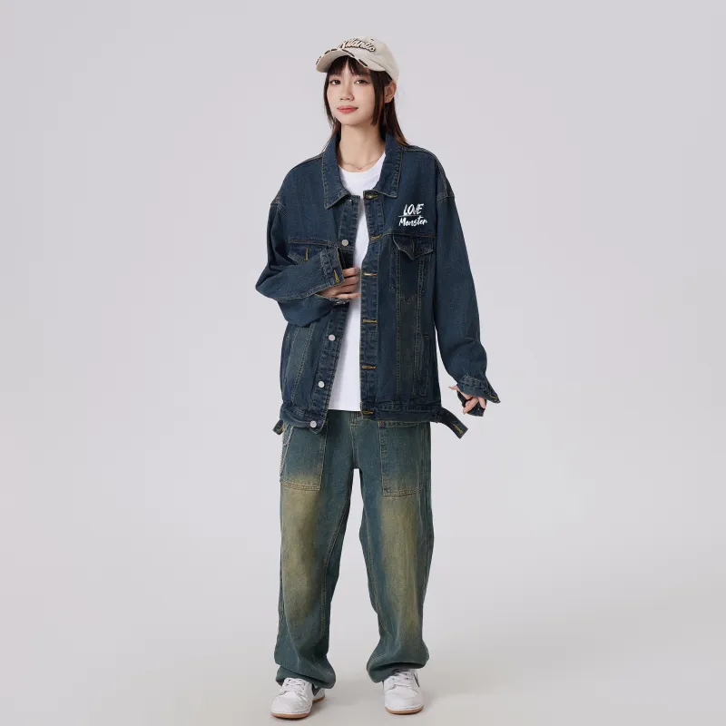 Love Monster Denim Jacket Unisex-17