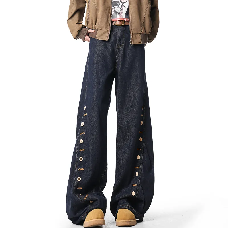 Love Monster Jeans Unisex Vintage Blue-2