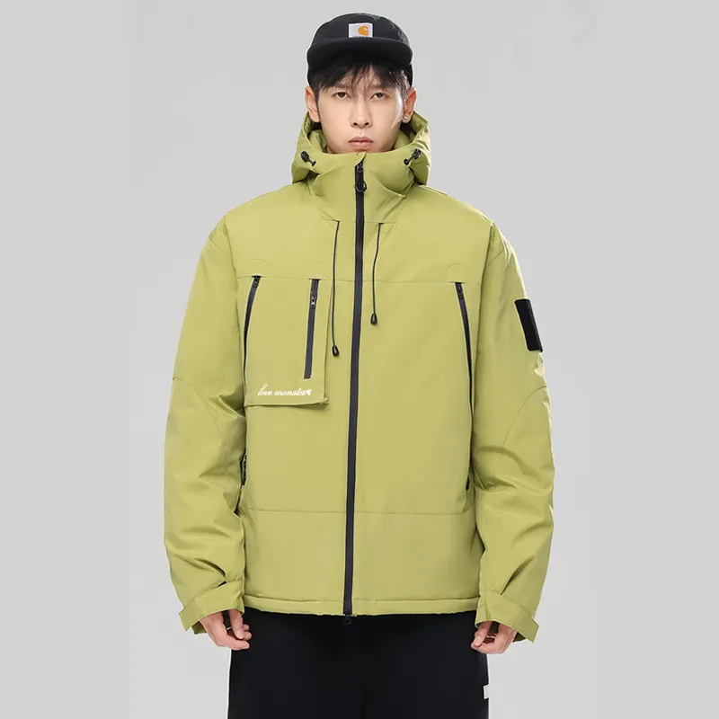 Love Monster Jackets Coats Unisex Sky Blue-18