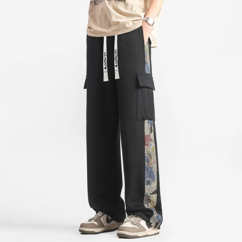 Love Monster Casual Pants Unisex-2