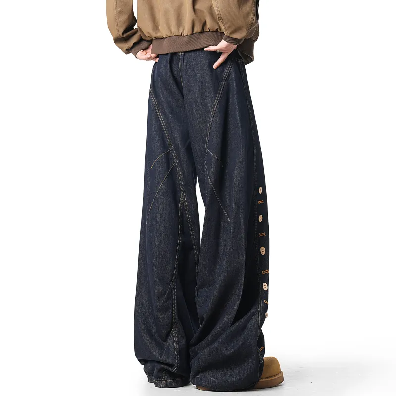 Love Monster Jeans Unisex Vintage Blue-6
