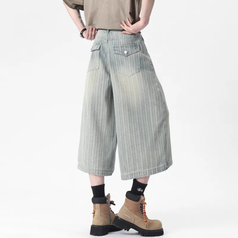 Love Monster Denim Shorts Unisex-4