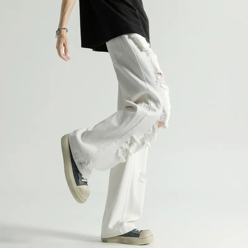 Love Monster Jeans Unisex White-5
