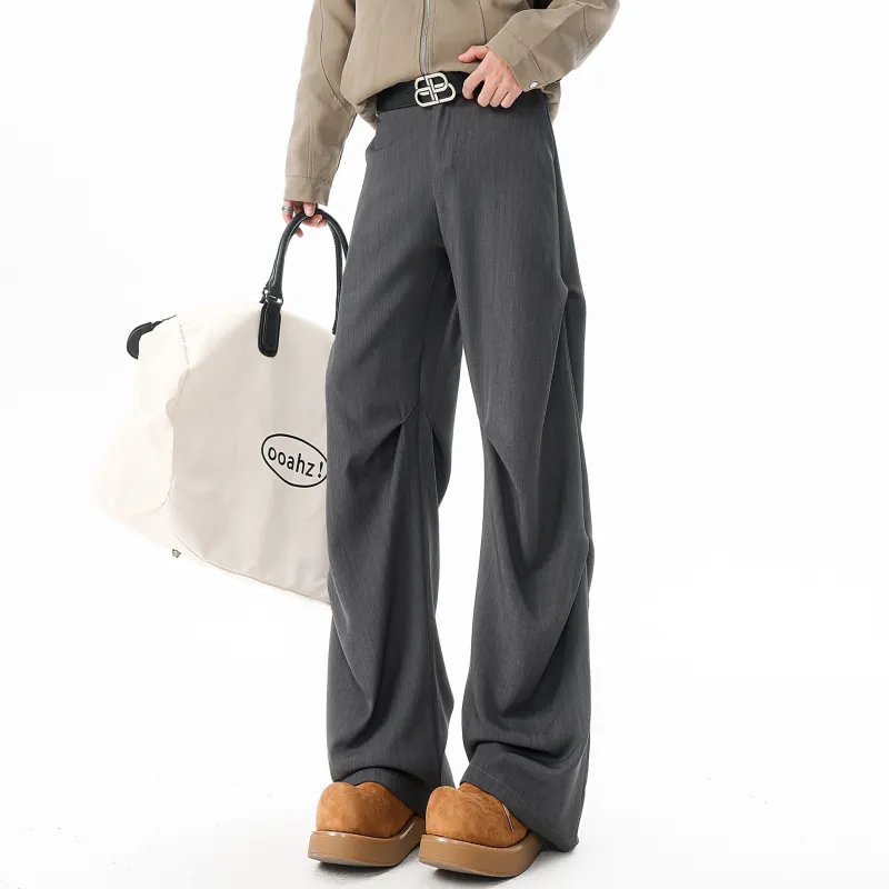 Love Monster Casual Pants Unisex Gray-5