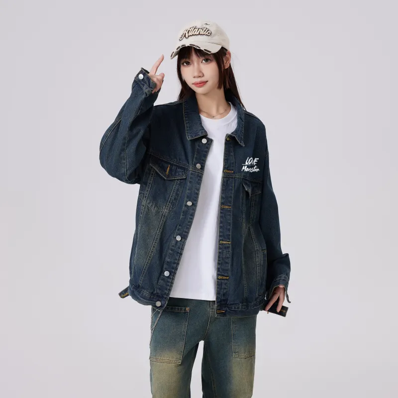 Love Monster Denim Jacket Unisex-19
