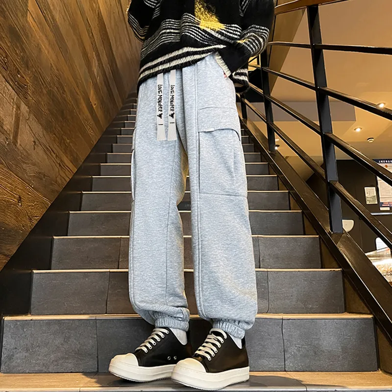 Love Monster Casual Pants Unisex-7