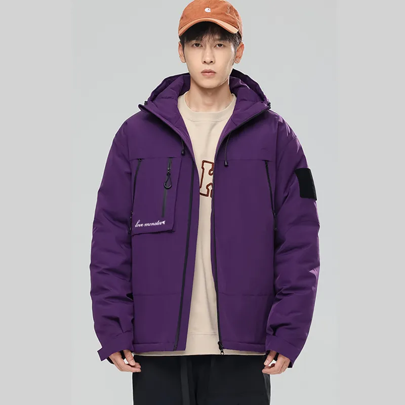 Love Monster Jackets Coats Unisex Sky Blue-14