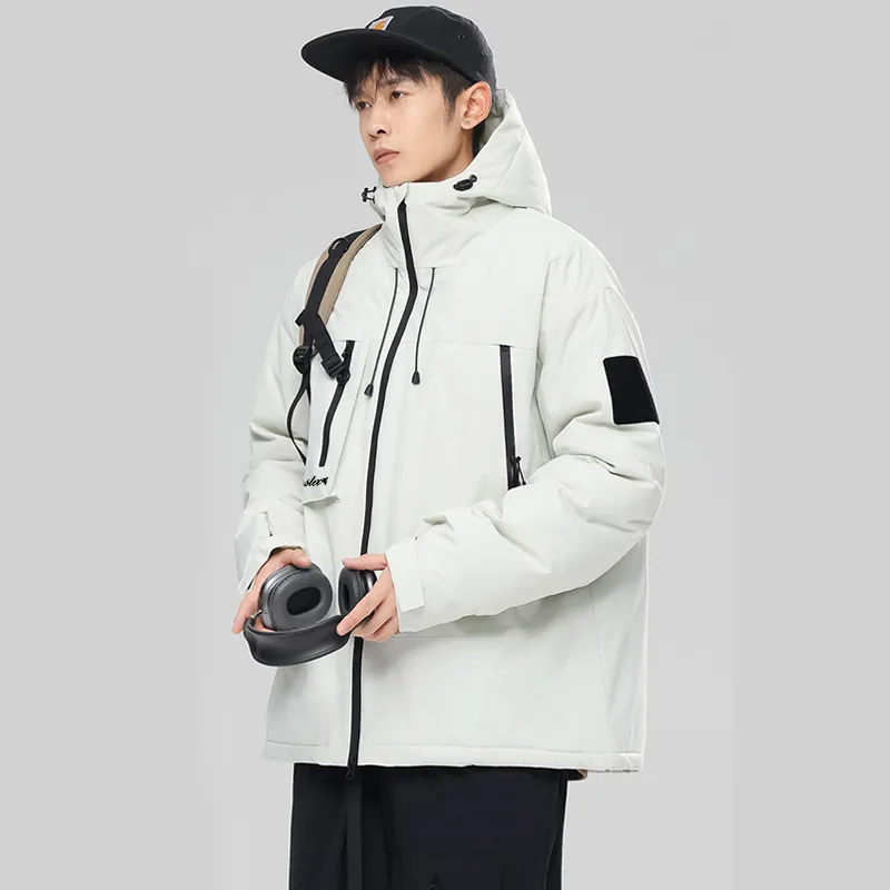 Love Monster Jackets Coats Unisex Sky Blue-9