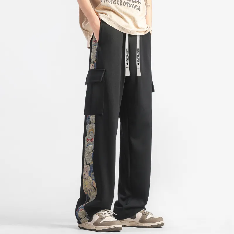 Love Monster Casual Pants Unisex-4