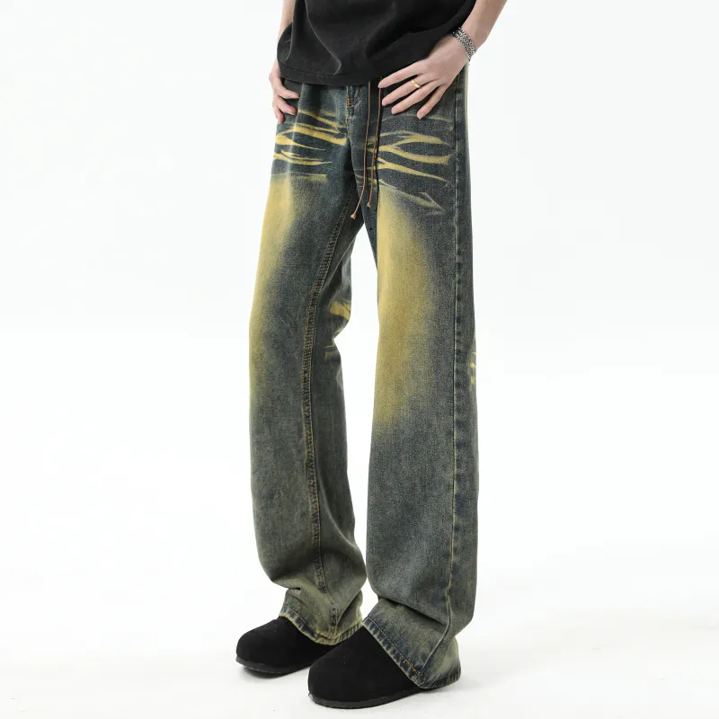 Love Monster Jeans Unisex Vintage Blue-2