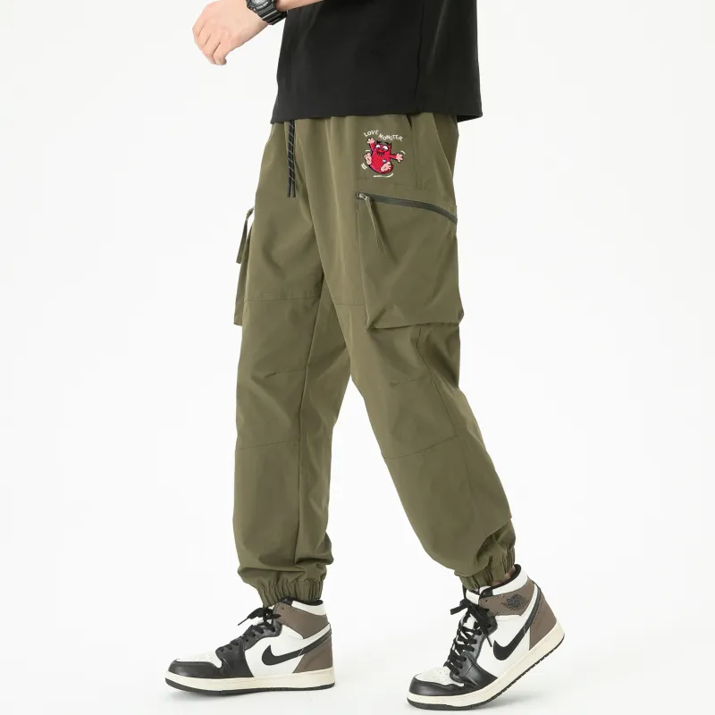 Love Monster Casual Pants Unisex-12