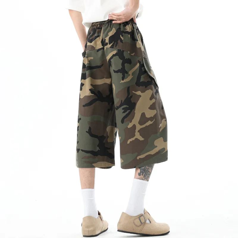 Love Monster Casual Shorts Unisex Camouflage-5