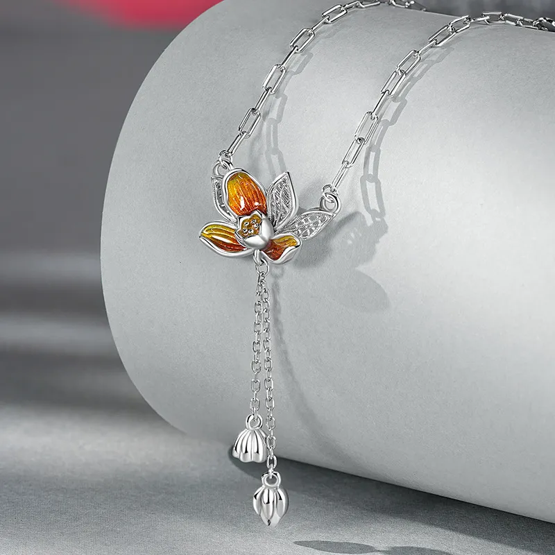 Fengxiang Good Gifts S925 Silver Necklaces Women's-5
