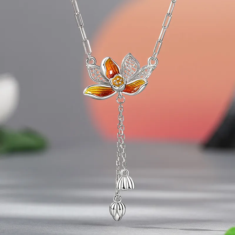 Fengxiang Good Gifts S925 Silver Necklaces Women's-3