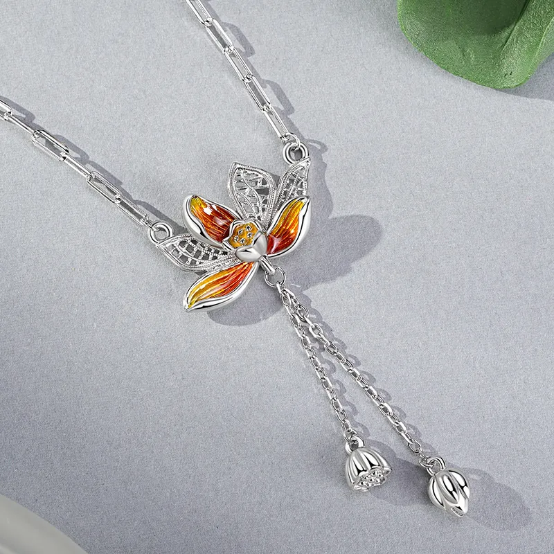 Fengxiang Good Gifts S925 Silver Necklaces Women's-4