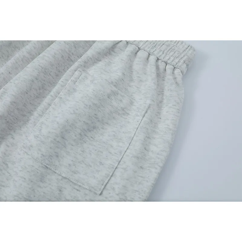 ROBINHOOD Casual Shorts Unisex White Heather Gray-7