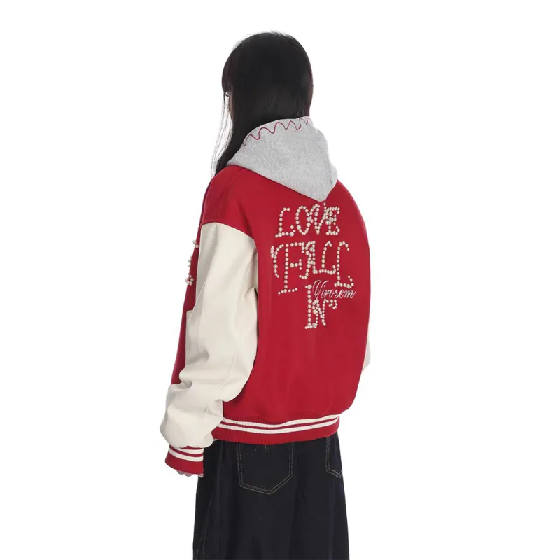 IDLE SOUL Spring Fall Baseball Jacket Women's-2