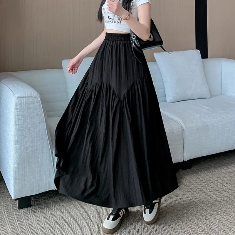IDLE SOUL Casual Long Skirt Women's-11