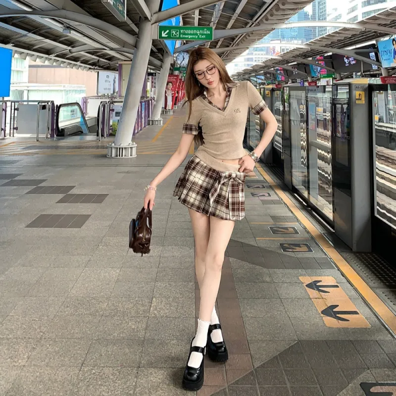 IDLE SOUL Two Piece Skirt Sets Women's-6