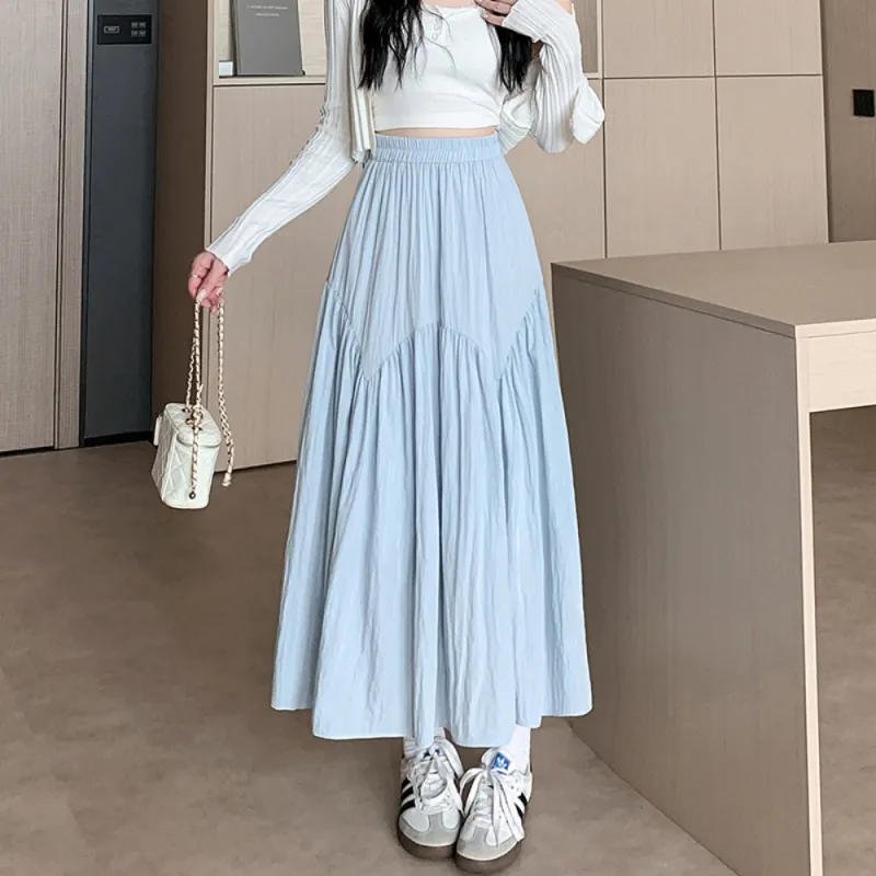 IDLE SOUL Casual Long Skirt Women's-20