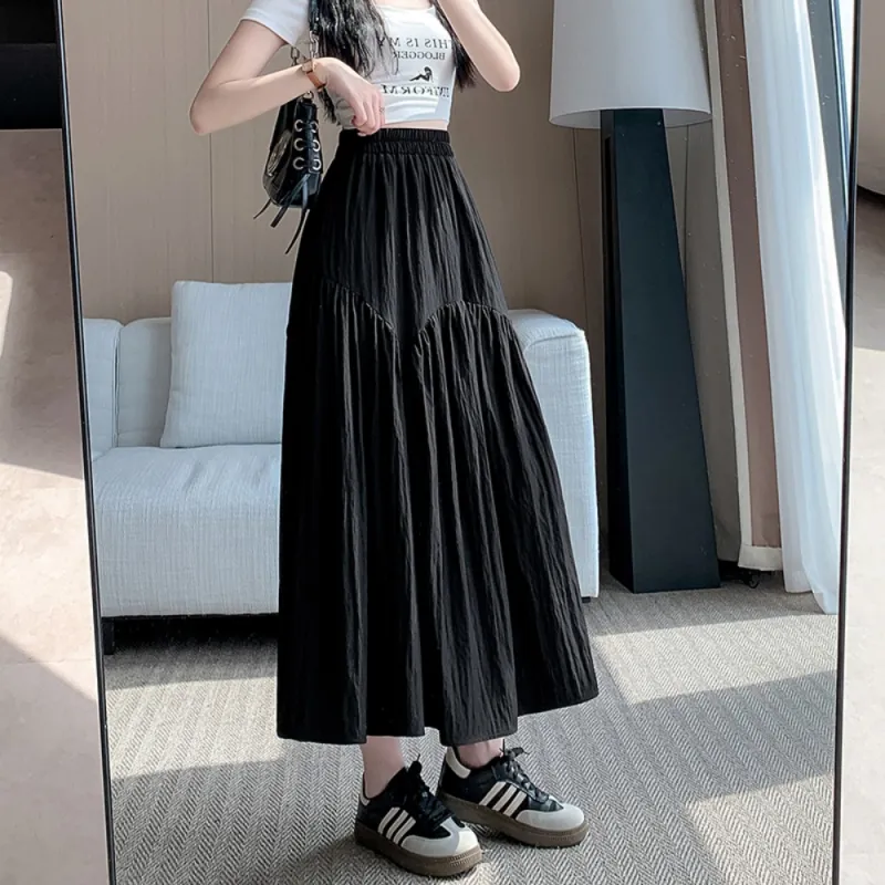 IDLE SOUL Casual Long Skirt Women's-13