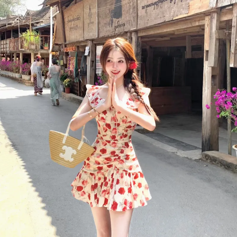 IDLE SOUL Short Sleeved Dress Women's-3