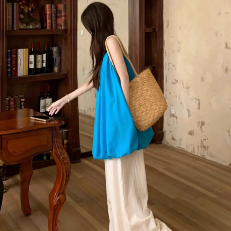 IDLE SOUL Slip Dresses Women's Lake Blue-1