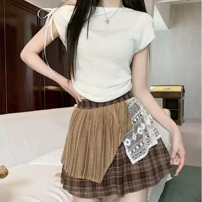 IDLE SOUL Casual Short Skirts Women's-2