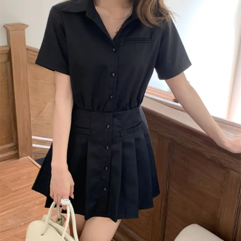 IDLE SOUL Short Sleeved Dress Women's-11