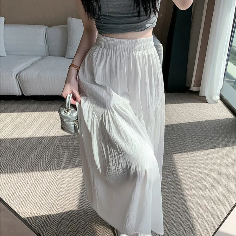 IDLE SOUL Casual Long Skirt Women's-3