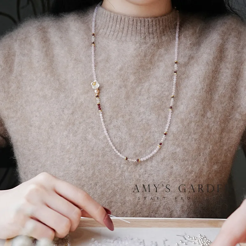 Amy's Garden Crystal Necklaces Women's-5