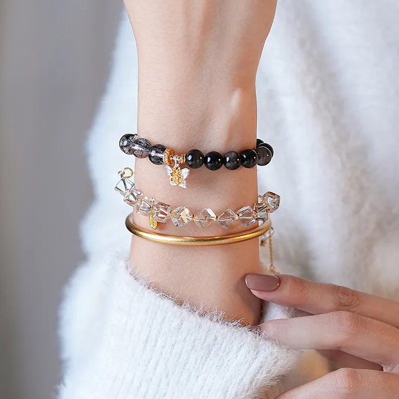 Amy's Garden Obsidian Bracelets Women's-5